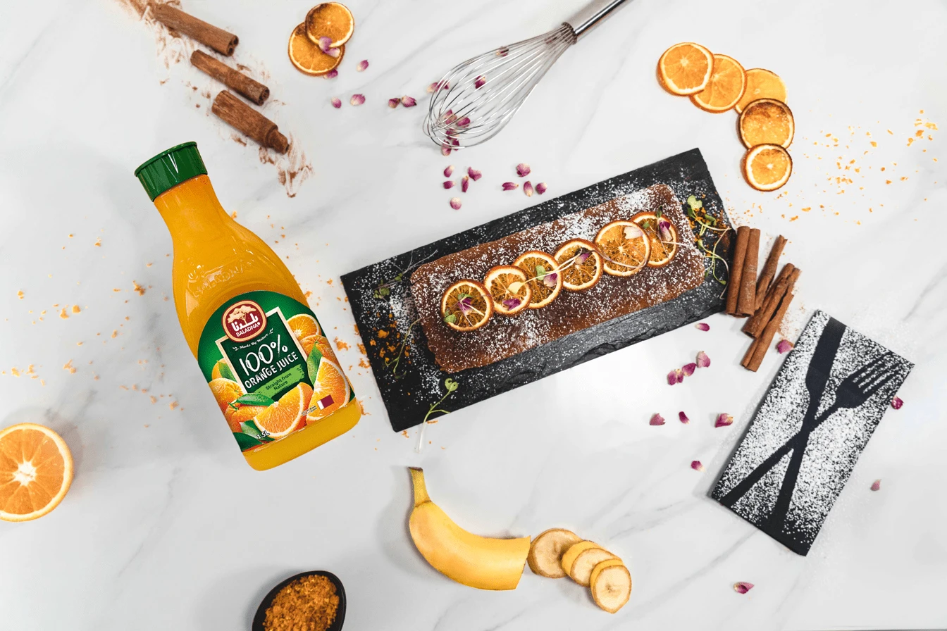 Banana and Orange Cake Easy Recipe