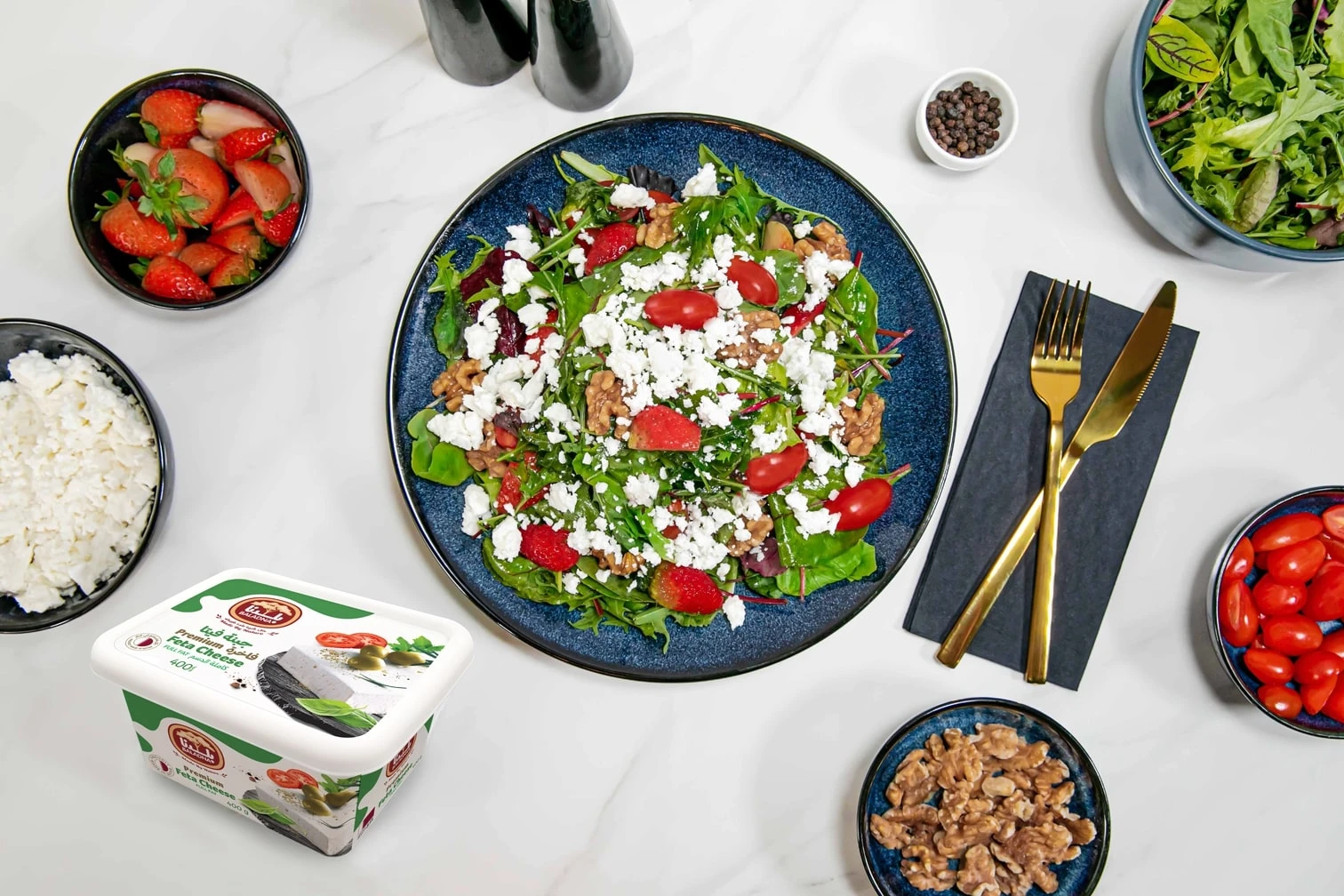 Strawberry Feta Salad | Baladna