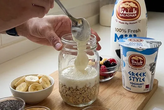 Protein Overnight Oats (Alt) | Baladna