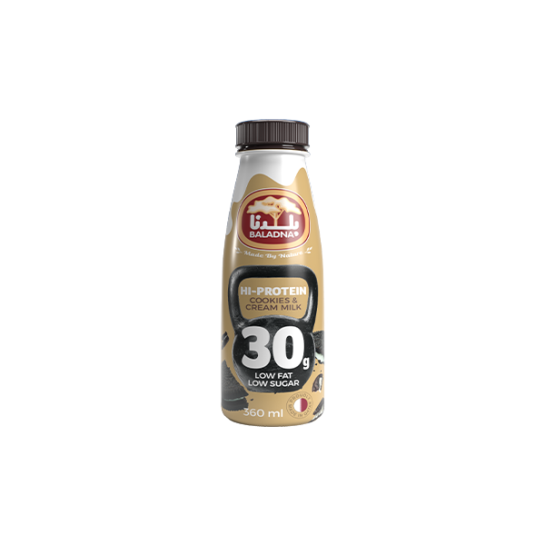 MILK HI-PROTEIN COOKIES & CREAM