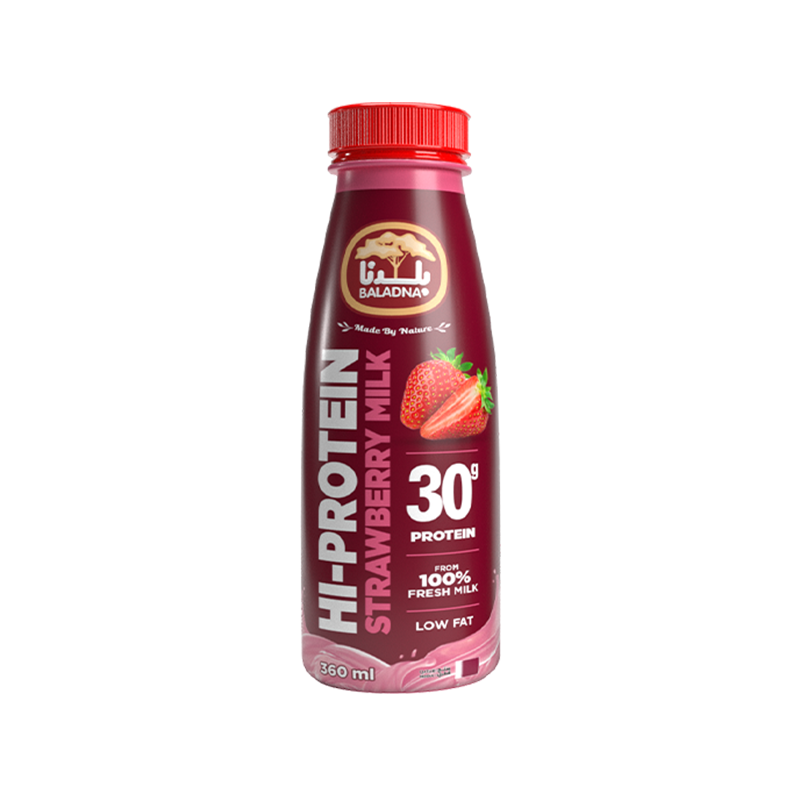حليب هاي بروتين فراولة 360 مل