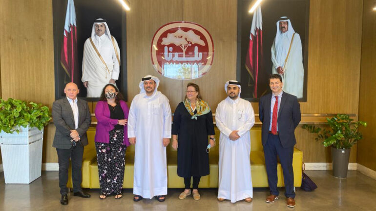Blog The Acting Ambassador of the United States embassy in Qatar visit to Baladna