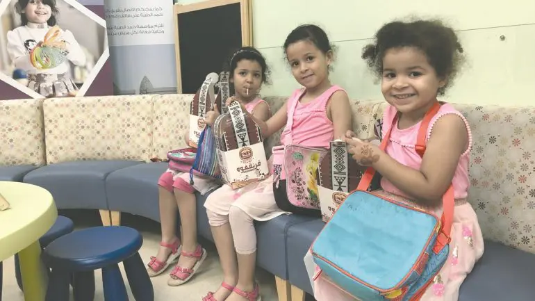 Blog «Baladna» gathering children in «Hamad Medical» on the occasion of «Garangoh»