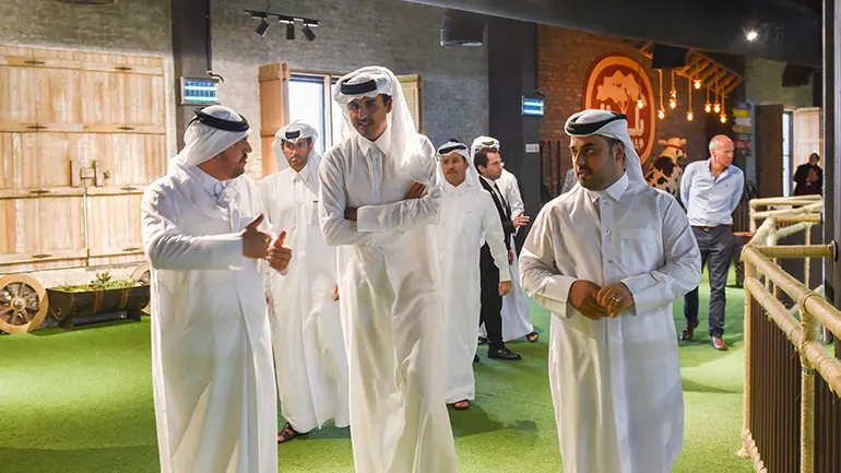 Blog His Highness the Amir visits Baladna