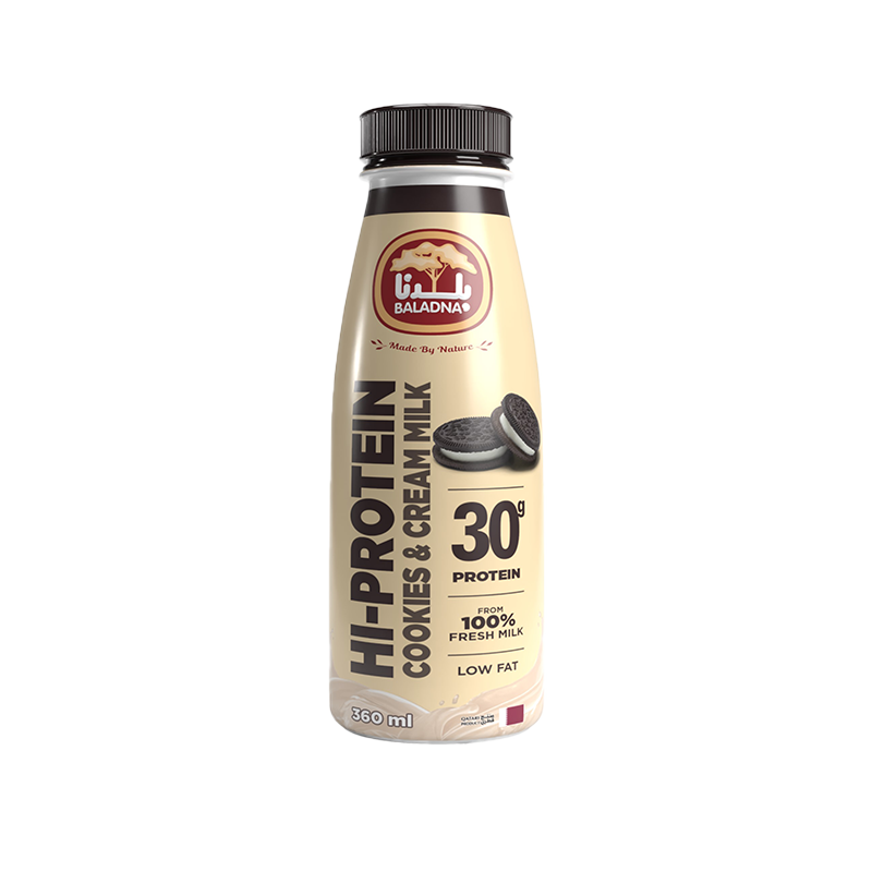 MILK HI-PROTEIN COOKIES & CREAM