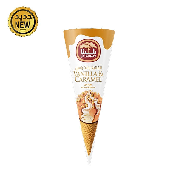 Vanilla & Caramel cone