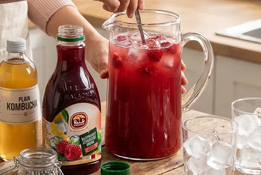 Kombucha Raspberry Lavender Fizz