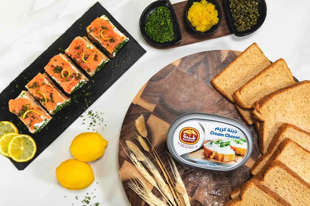 Smoked Salmon Cream Cheese Stacks