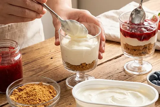 Dessert Cups with Cream Cheese