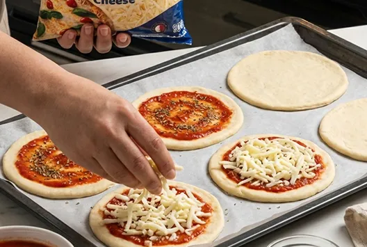 Mini Cheese Pizzas