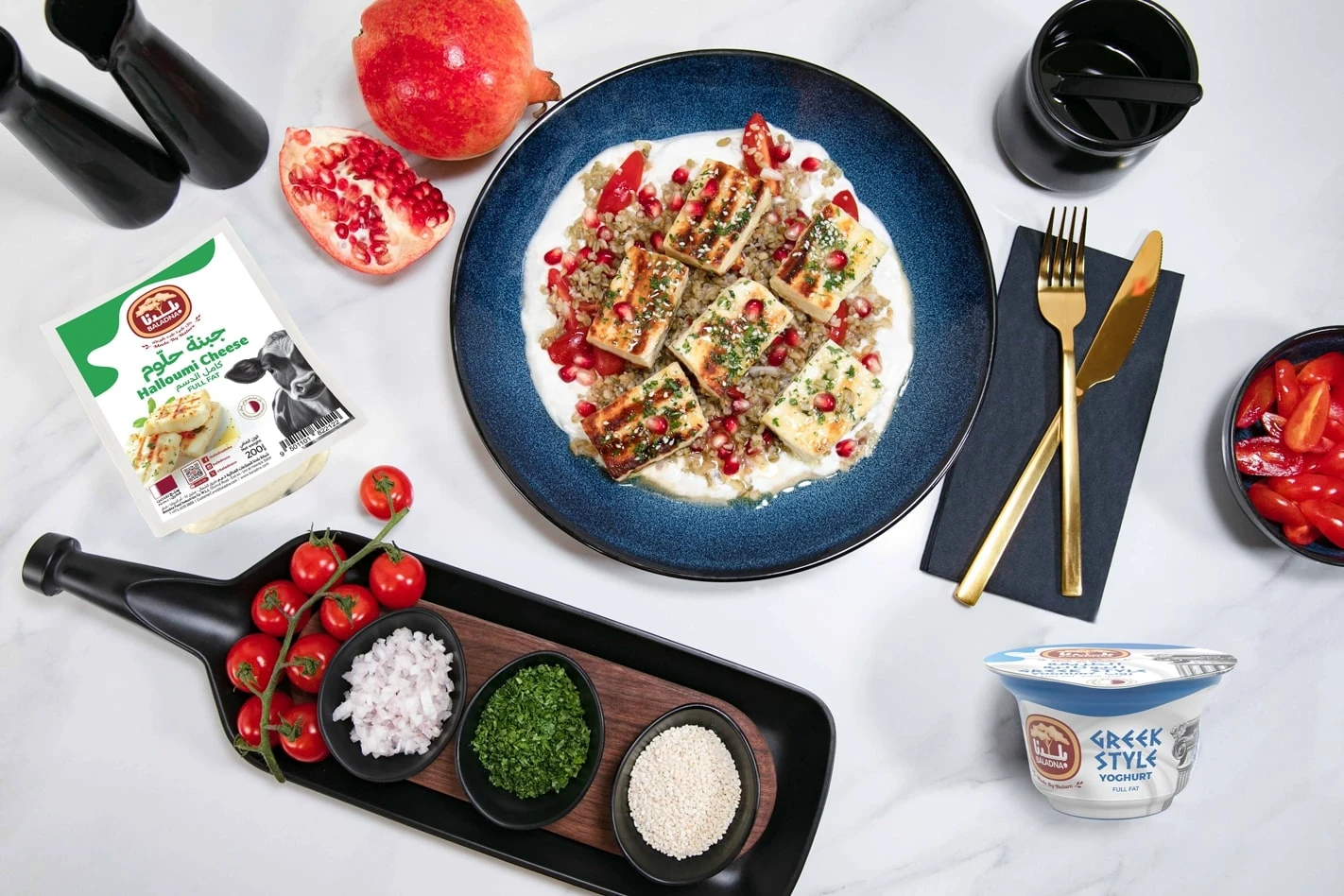 Honey Sesame Halloumi