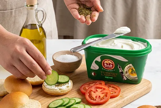 Mini Sandwiches with Labneh