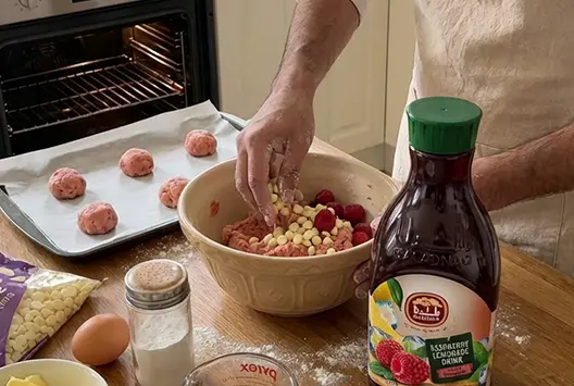 Raspberry White Chocolate Cookies