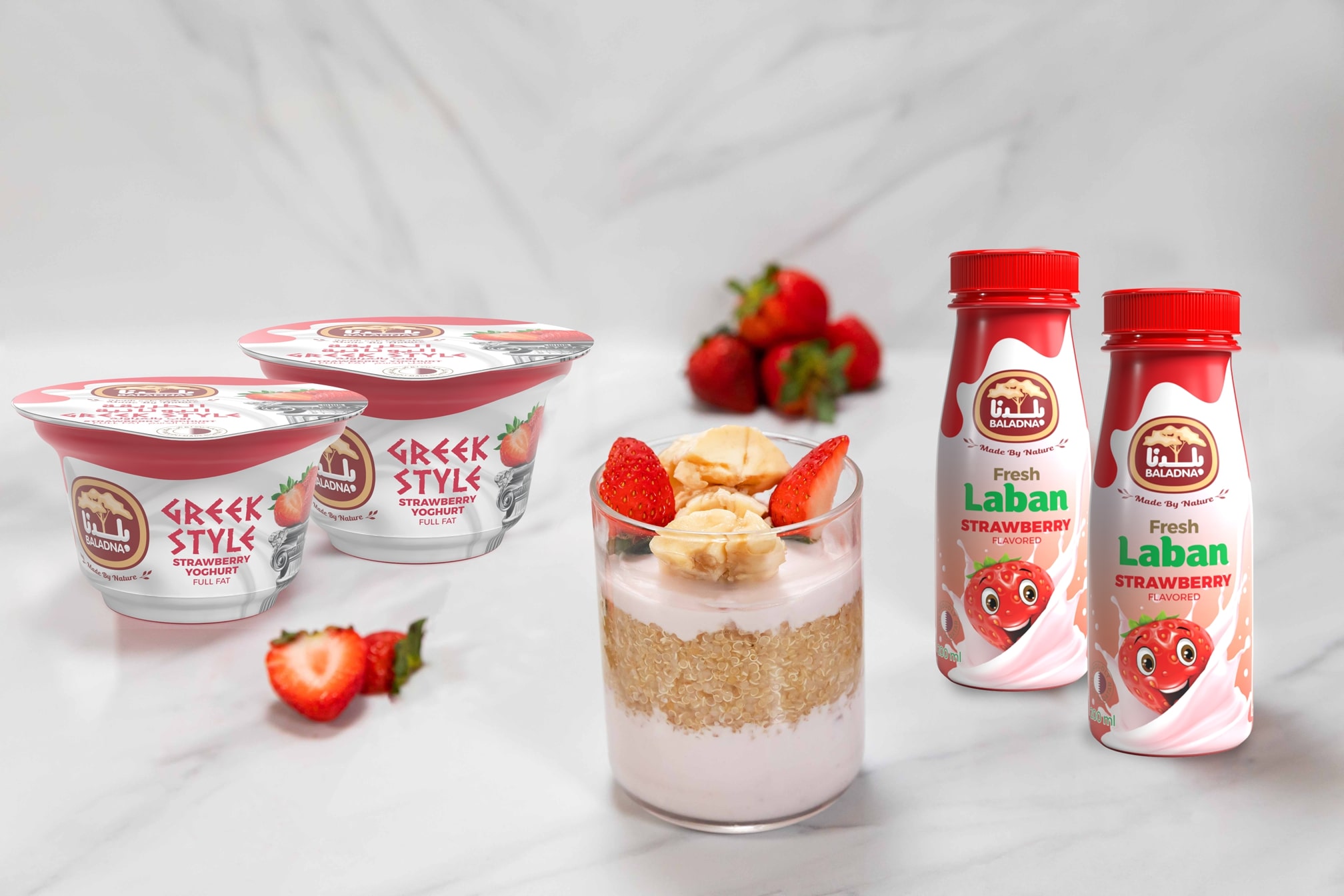 Recipe Greek yoghurt strawberry