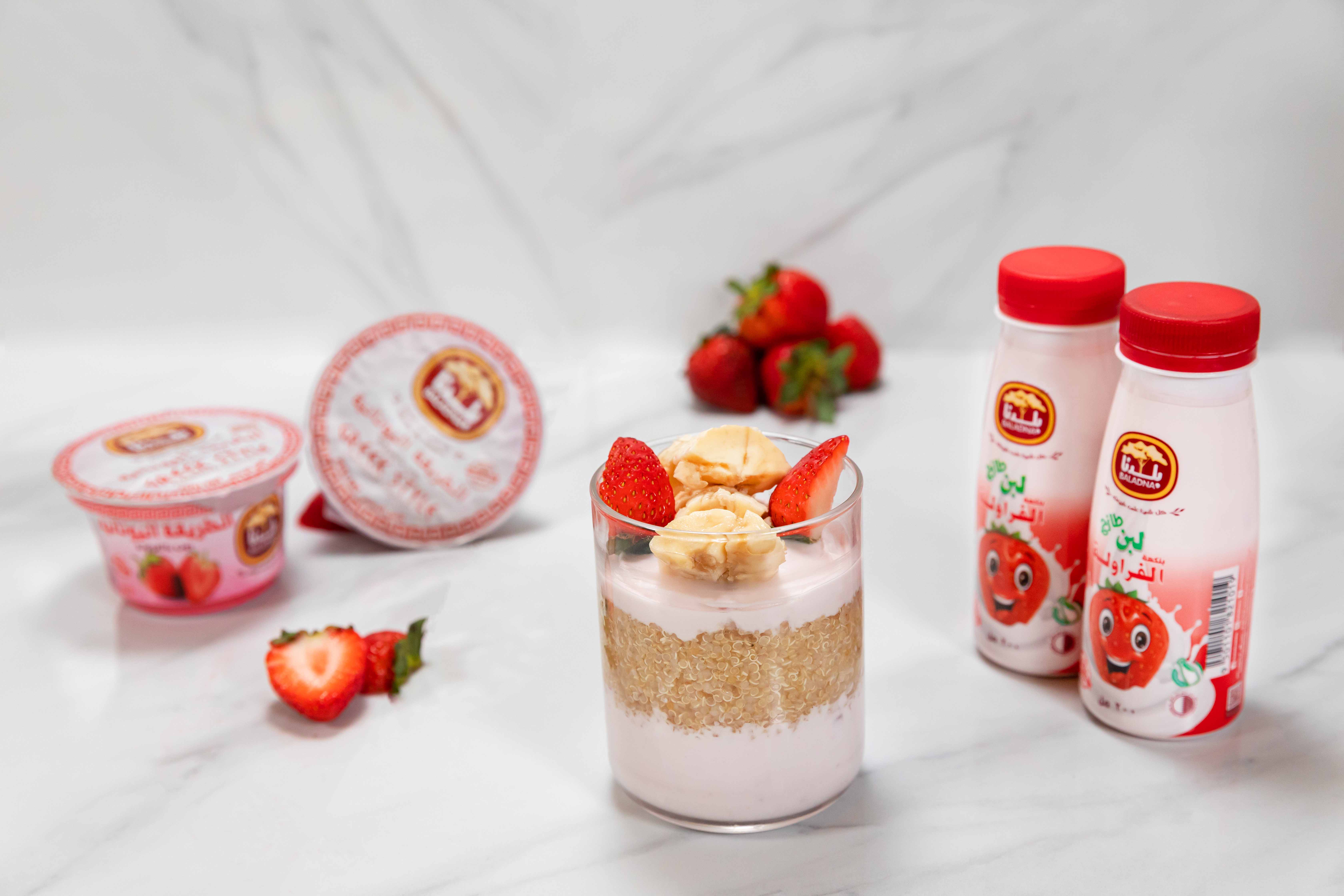 Greek yoghurt strawberry