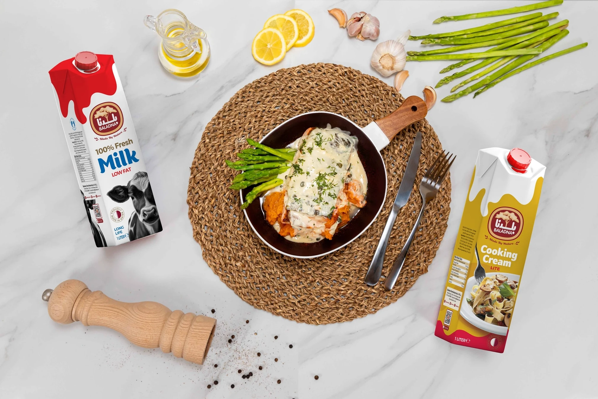 Recipe Salmon Lemon & Cream