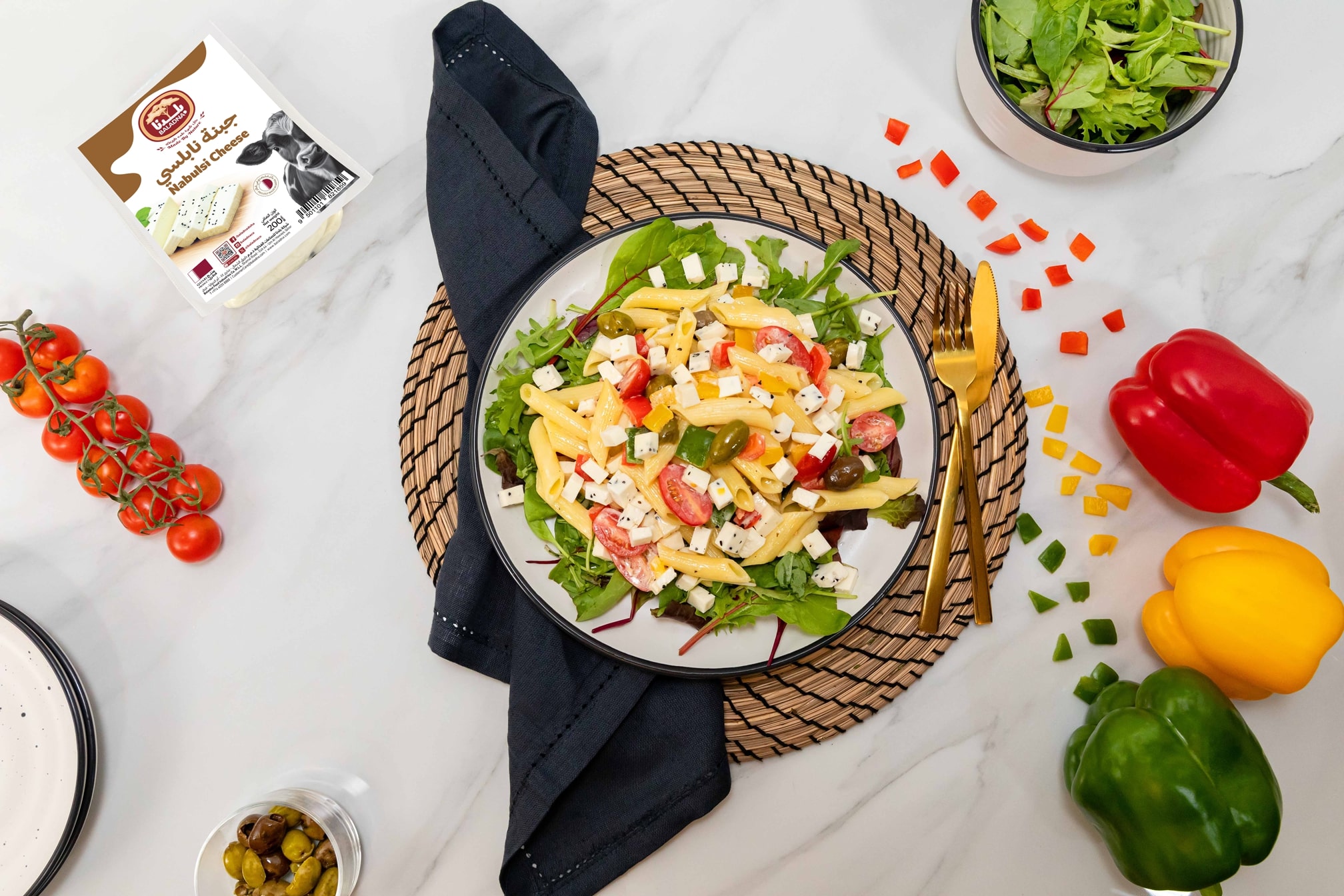 Recipe Pasta Nabulsi Salad