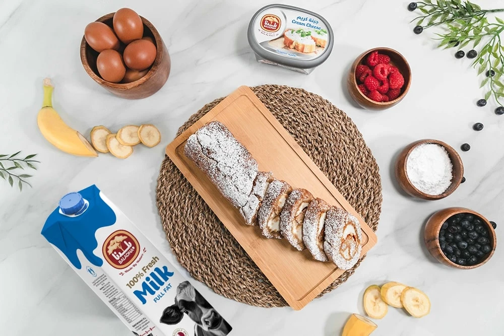 Blog Banana Roll with Cheesecake Filling