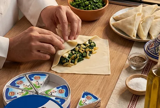 Triangle Cheese & Spinach Samosa