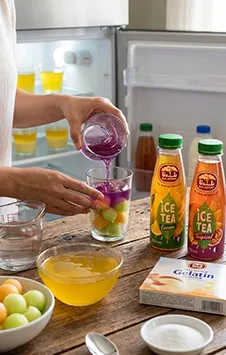 Recipe Tropical Rainbow Jelly Melon