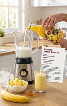 Recipe Pineapple Banana Smoothie