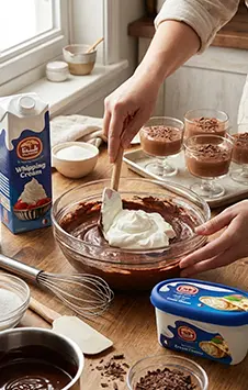 Recipe موس الشوكولاتة