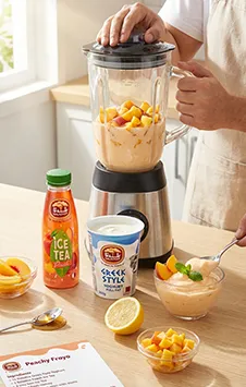 Recipe Peachy Froyo