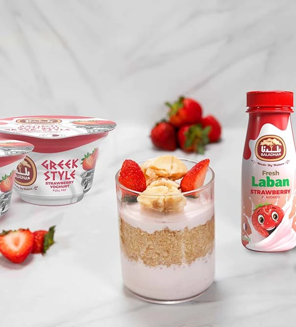 Recipe Greek yoghurt strawberry