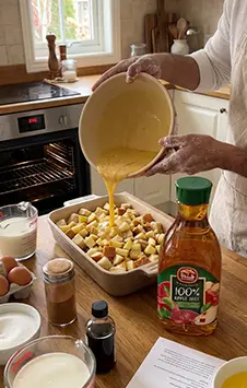Recipe Apple & Bread Pudding