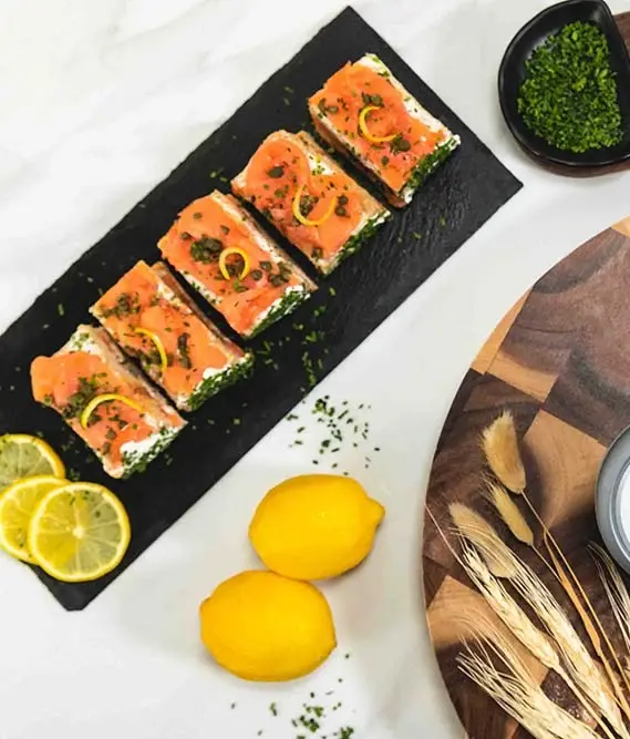 Recipe Smoked Salmon Cream Cheese Stacks