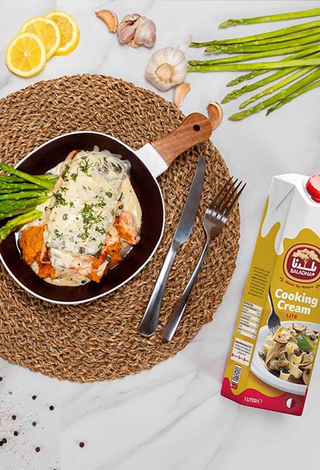 Recipe Salmon Lemon & Cream