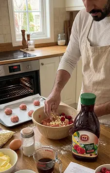 Recipe Raspberry White Chocolate Cookies