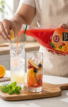 Recipe مشروب عصير الفواكه المنعش