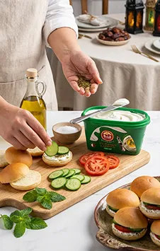 Recipe Mini Sandwiches with Labneh