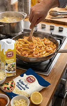 Recipe Shrimps Cajun Panne Pasta