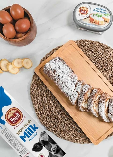 Recipe Banana Roll with Cheesecake Filling