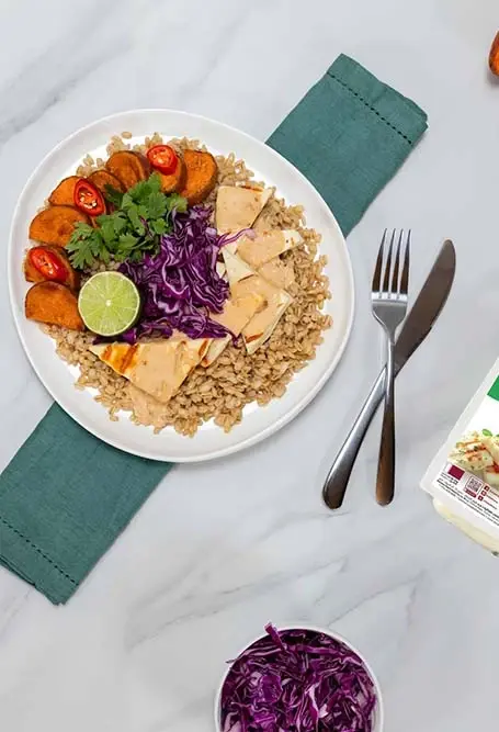 Recipe Halloumi Buddha Bowl