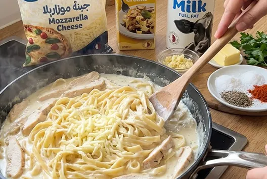 Chicken Alfredo (GCC Style)