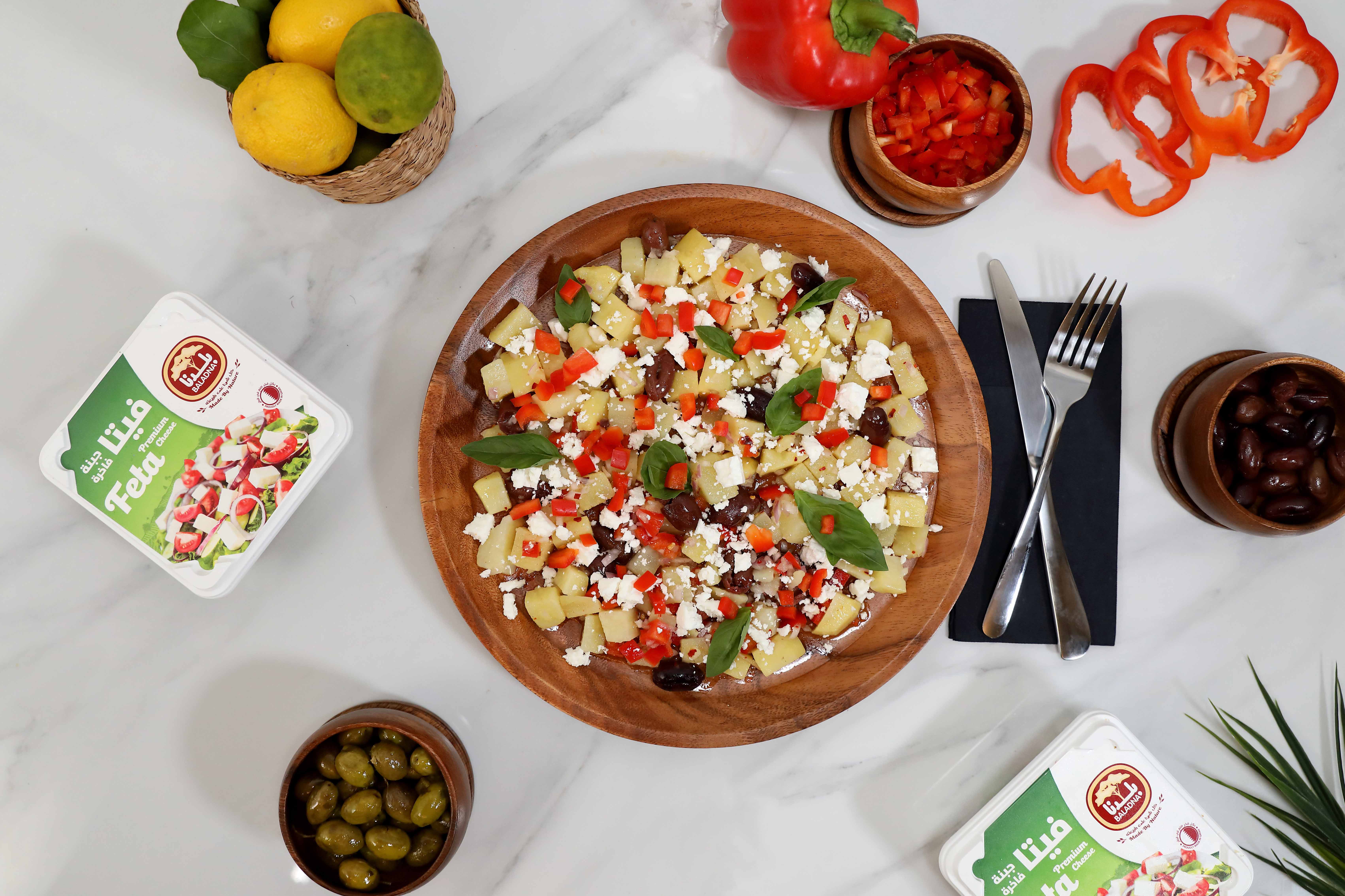 Zesty Mediterranean Potato Salad