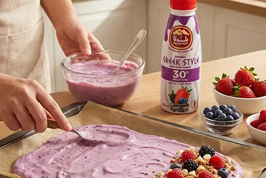 Mixed Berry Frozen Yoghurt Bars